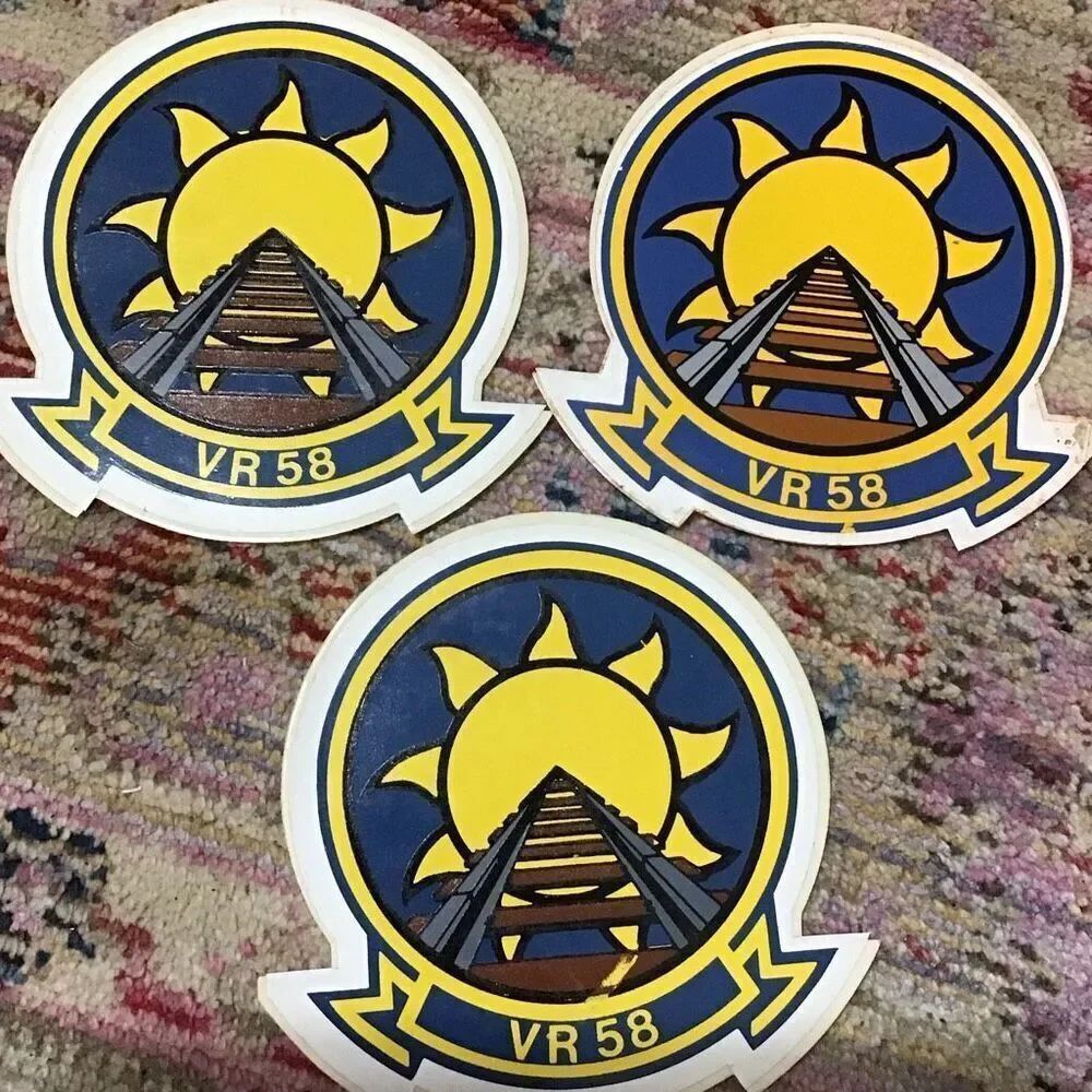 U.S. Navy logistics VR 58 Sunseeker decals three each
